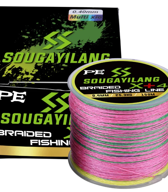 Sougayilang สายเบ็ดตกปลา PE แบบถัก 150 ม. 5.6 กก.