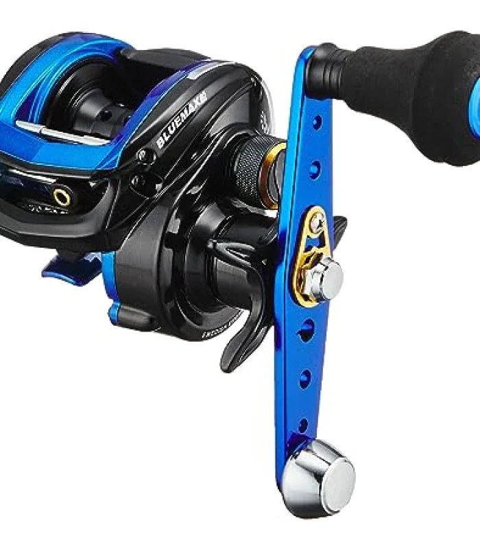 Abu Garcia BLUE MAX Ship Ship รอกเพลาคู่ ไขลานซ้าย